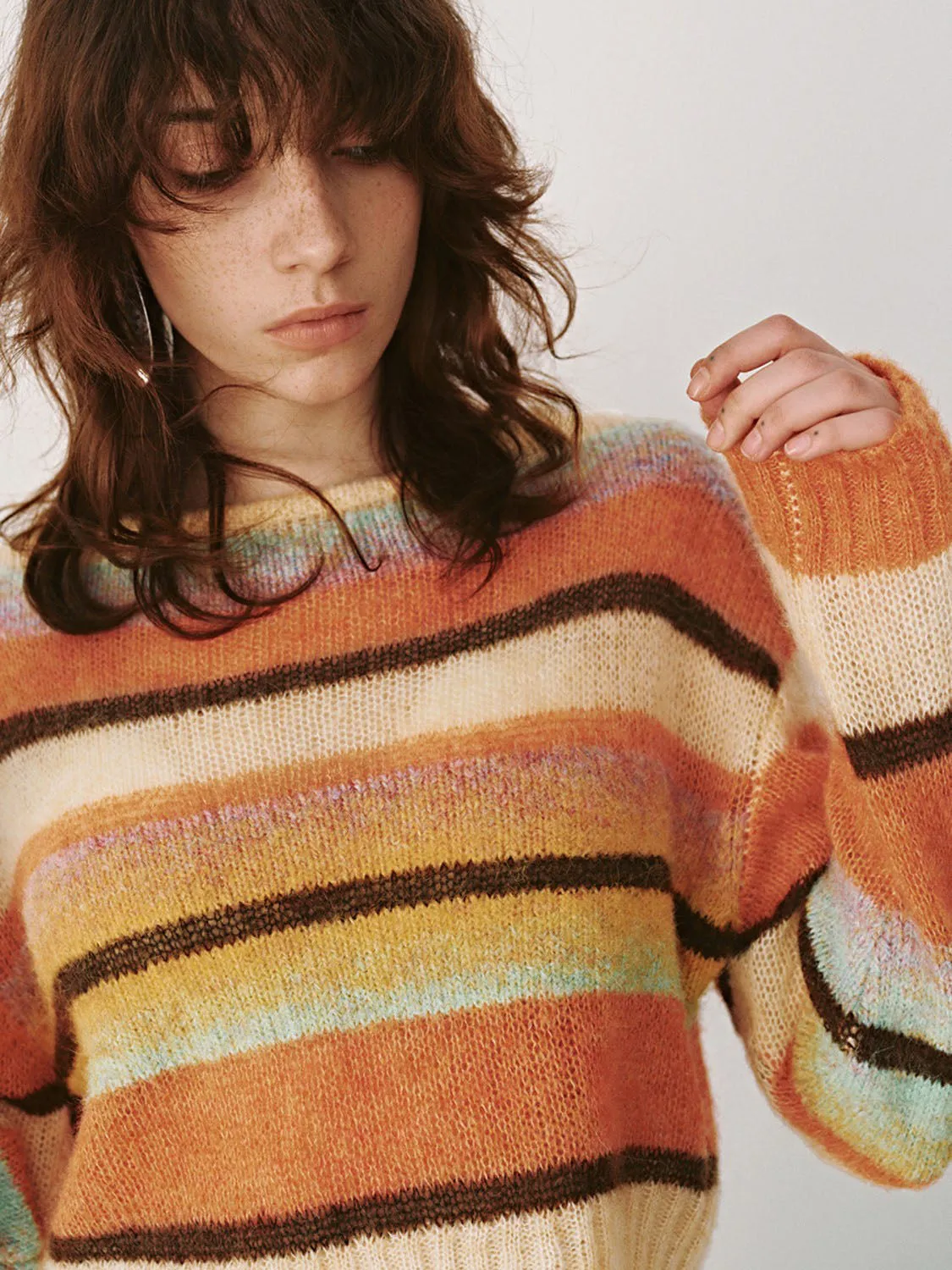 Striped Knitted T-Shirts