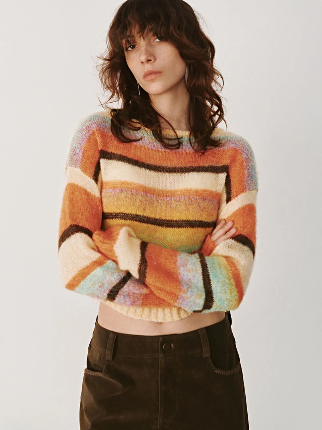 Striped Knitted T-Shirts