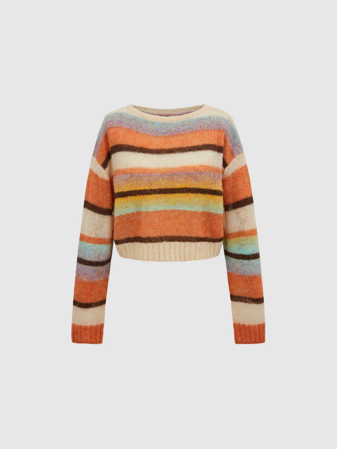 Striped Knitted T-Shirts