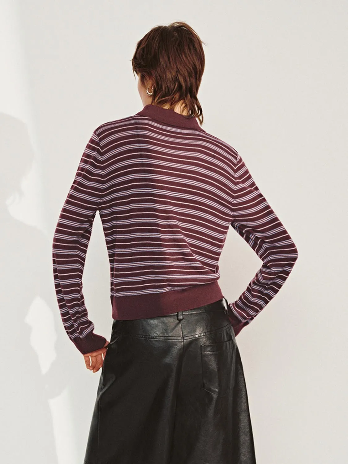 Striped Knitted T-Shirts