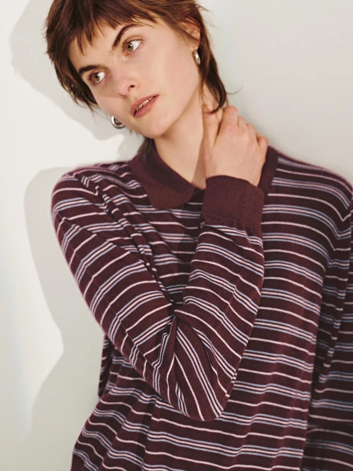 Striped Knitted T-Shirts