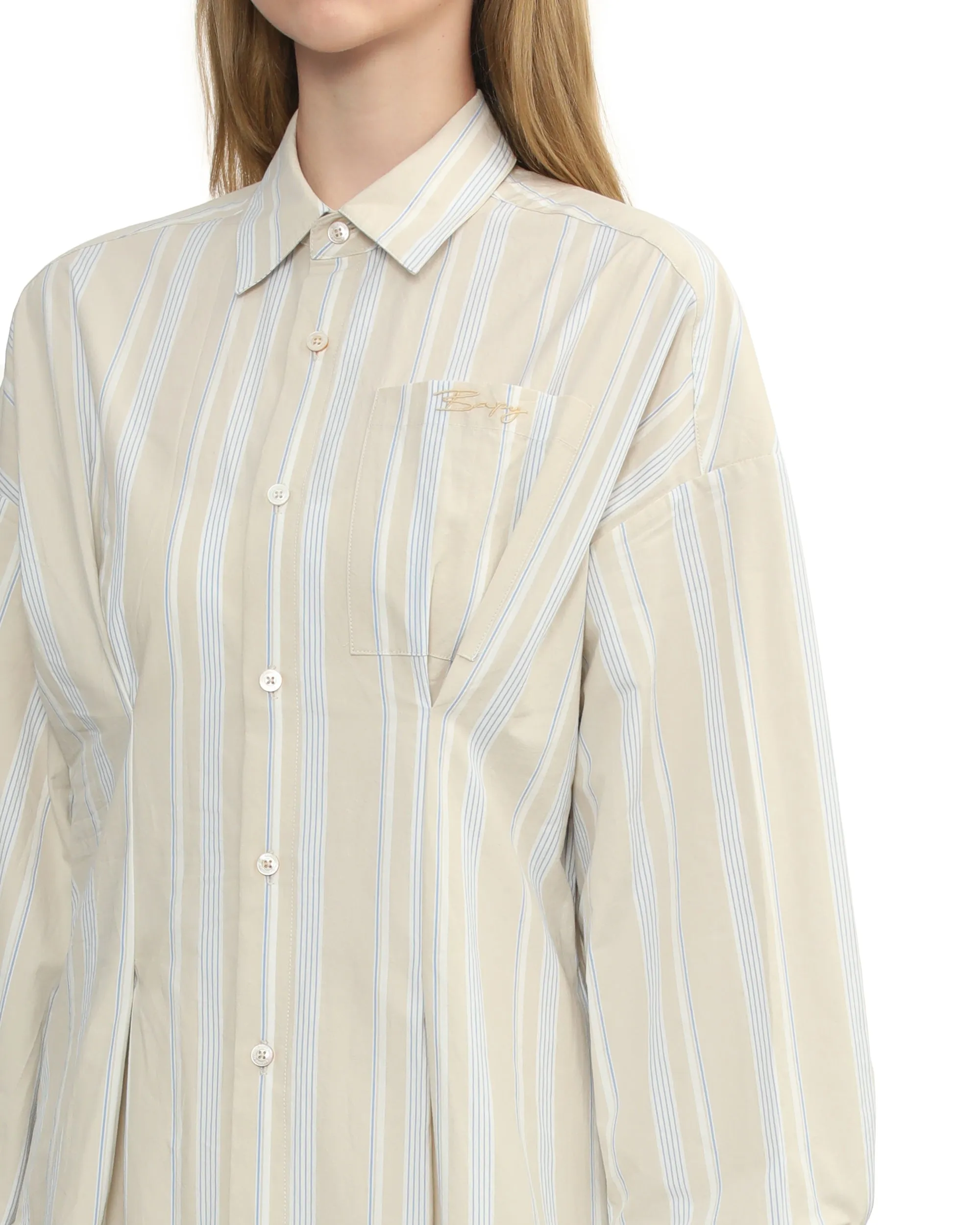 Striped long shirt