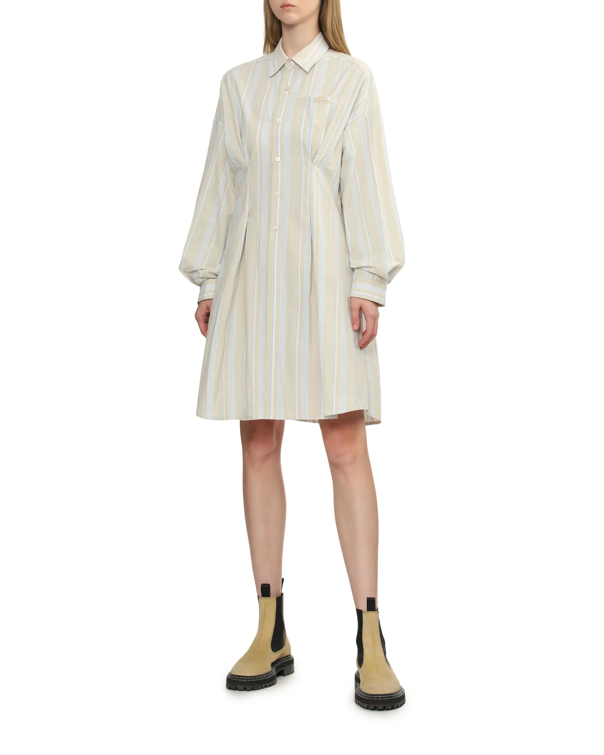 Striped long shirt