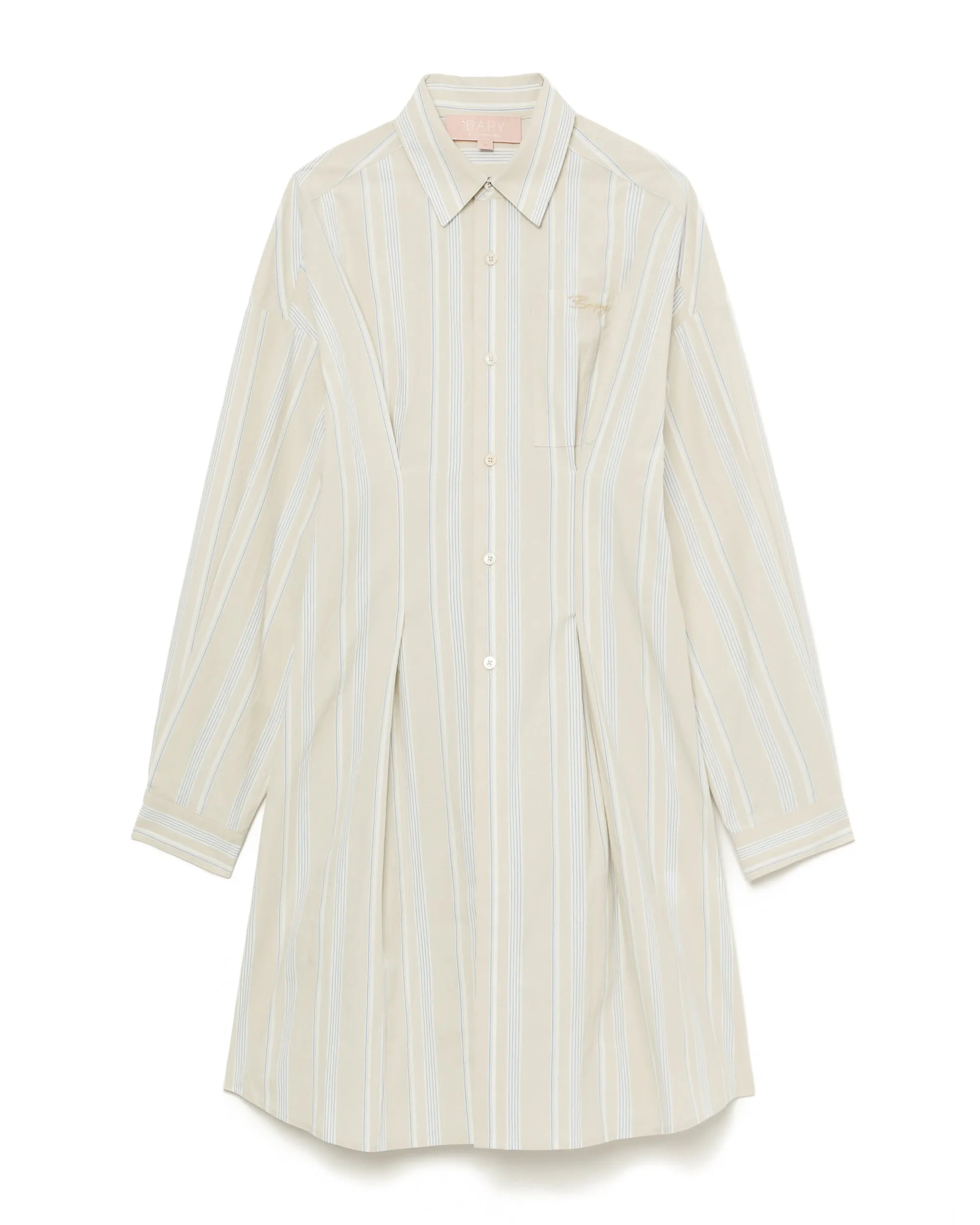 Striped long shirt