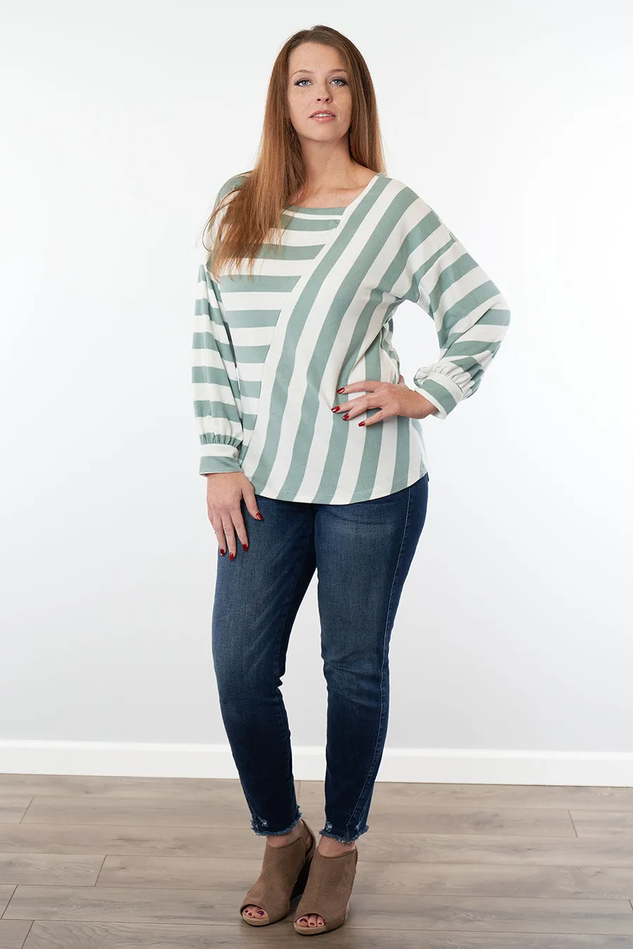 Striped Perfection Long Sleeve Top