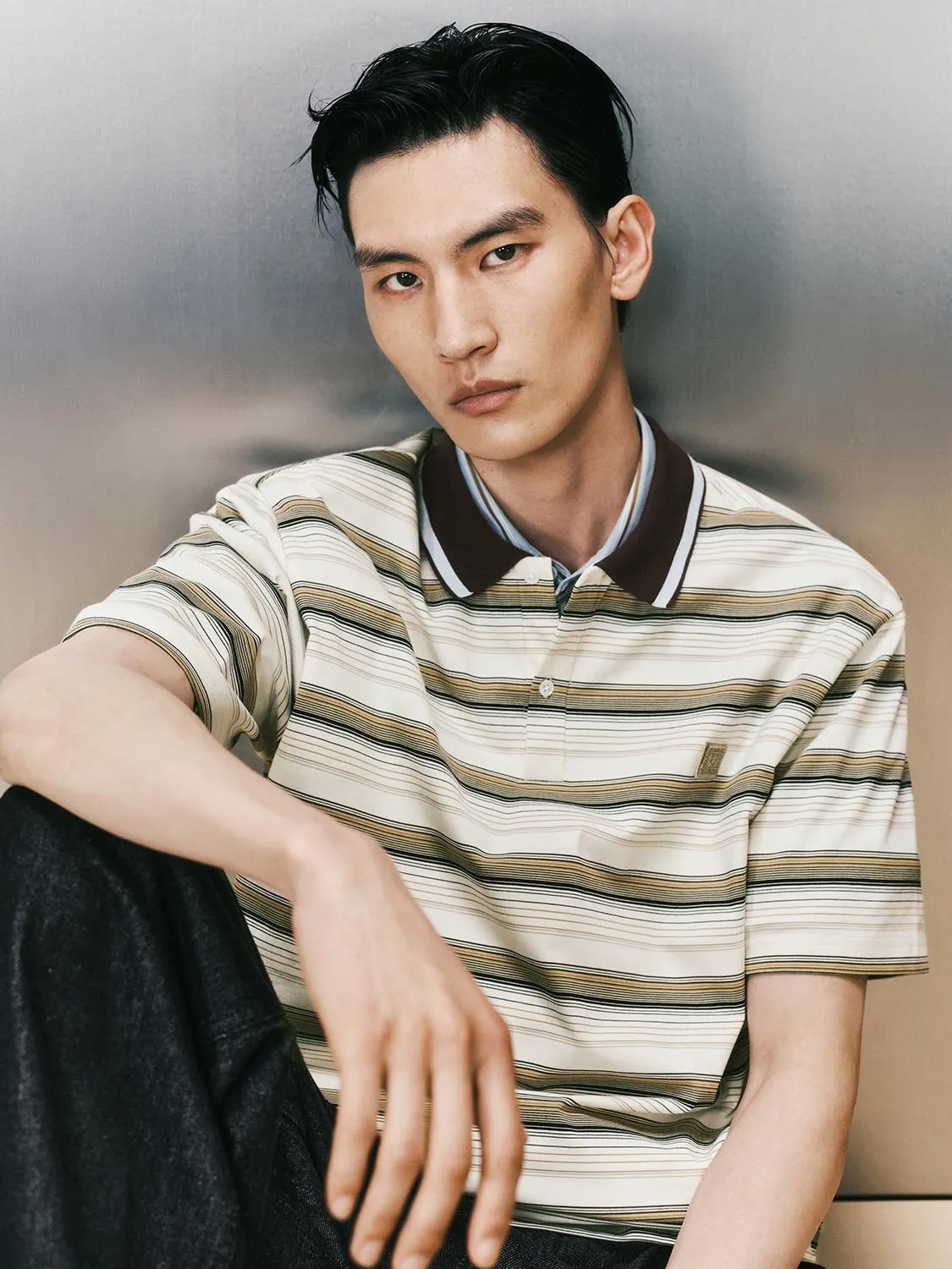 Striped Polo T-Shirts