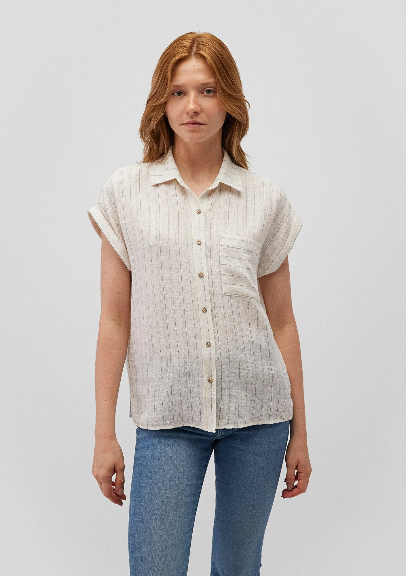 Striped Short Sleeve Shirt