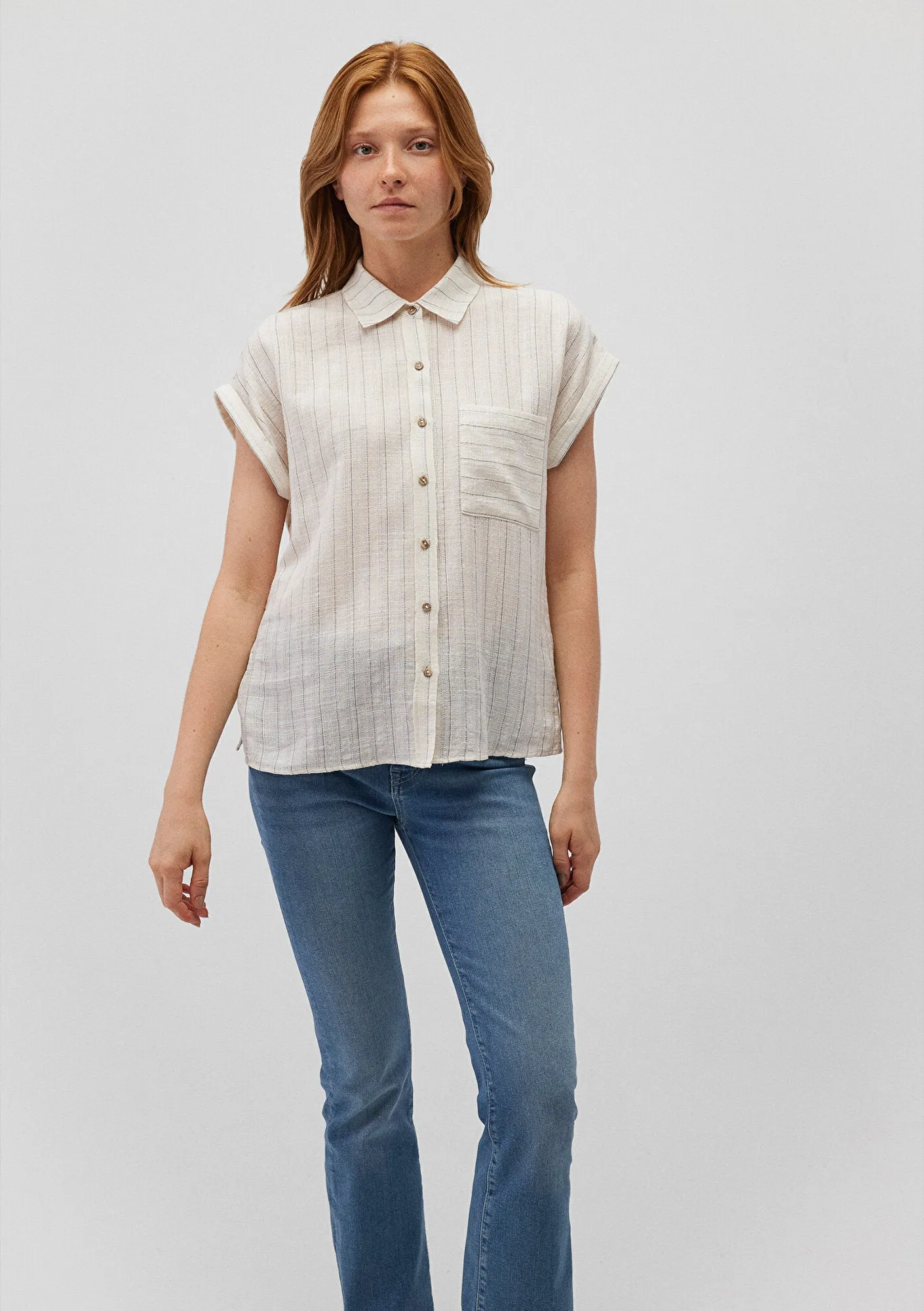 Striped Short Sleeve Shirt