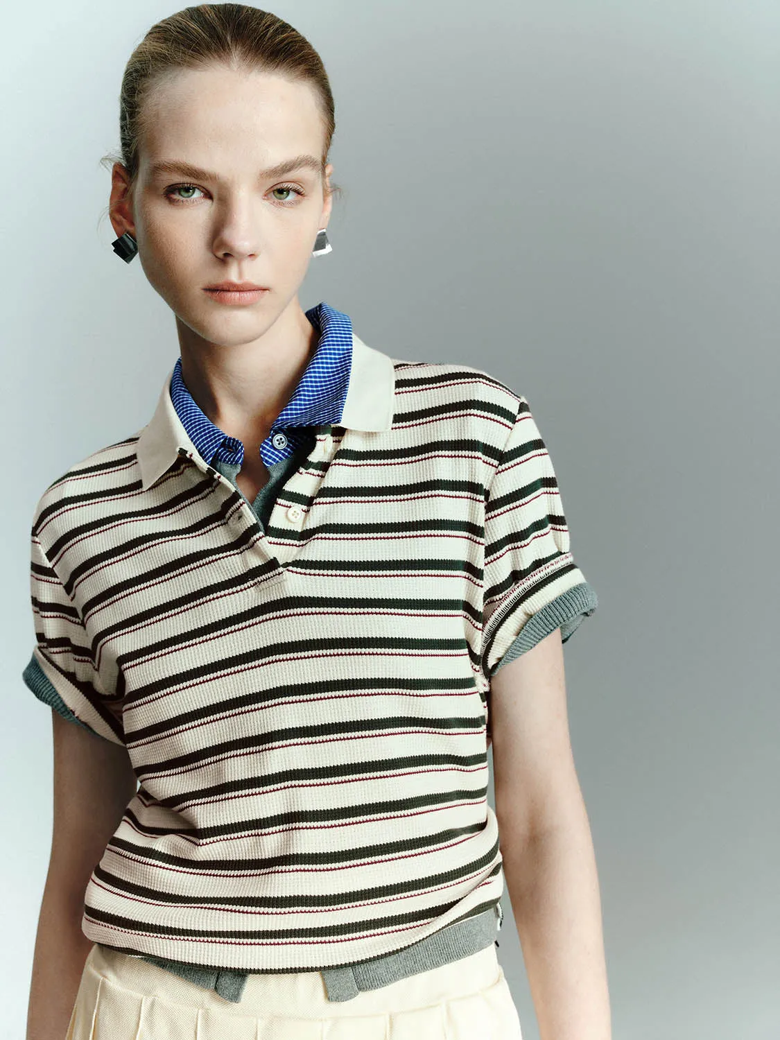 Striped Short Sleeve Shirts