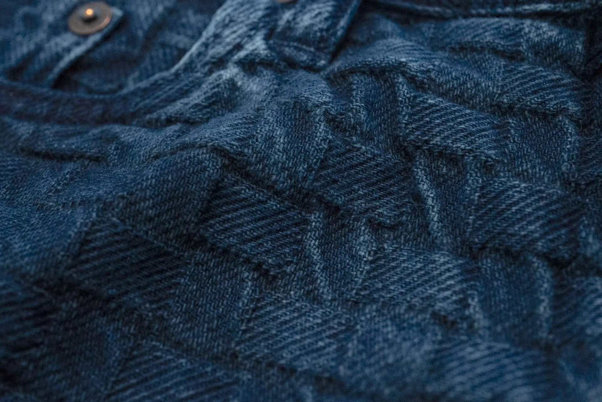 Studio D'Artisan 13oz Natural Indigo Dyed "Ajiro Denim" Shorts