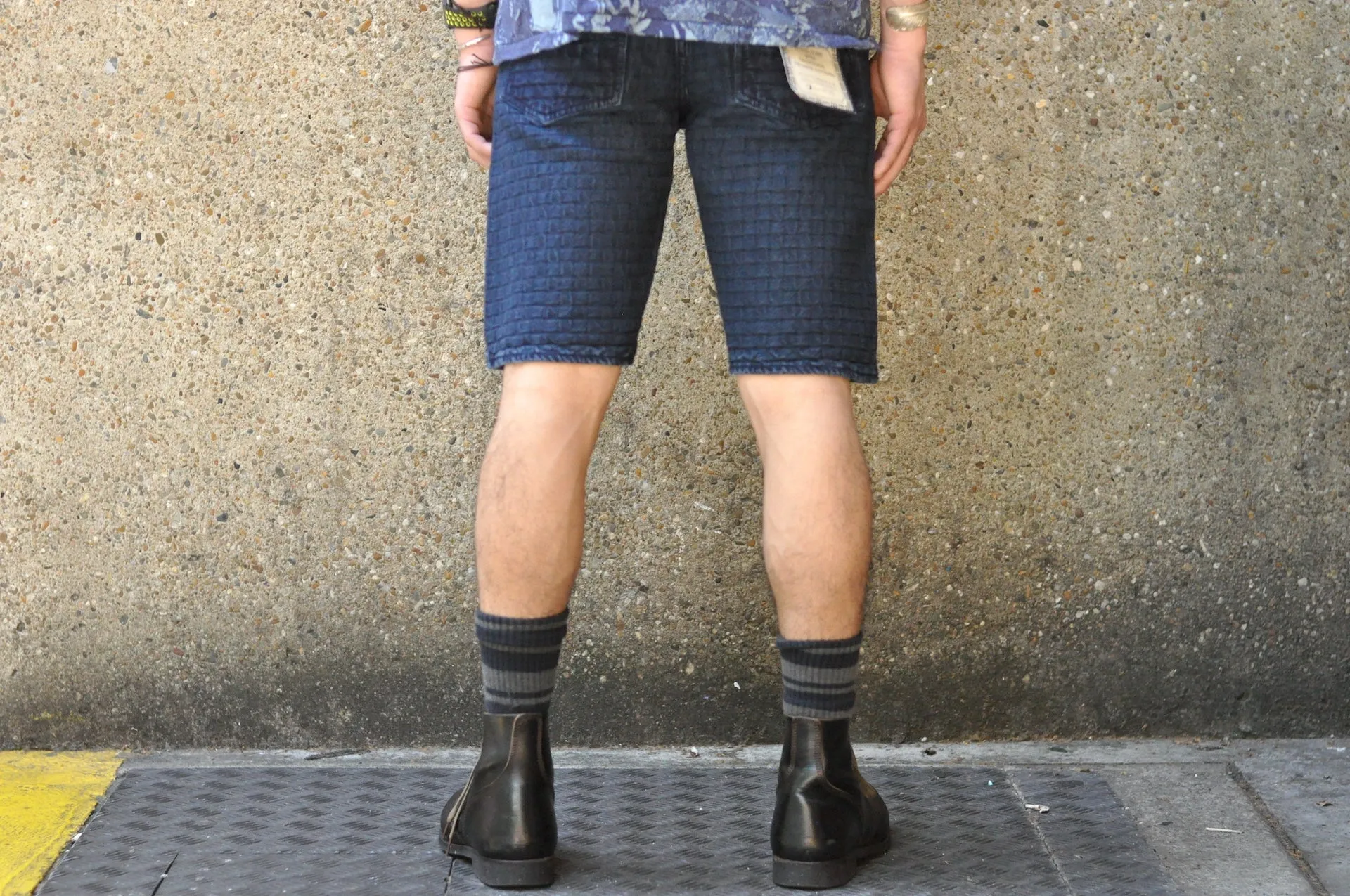Studio D'Artisan 13oz Natural Indigo Dyed "Ajiro Denim" Shorts