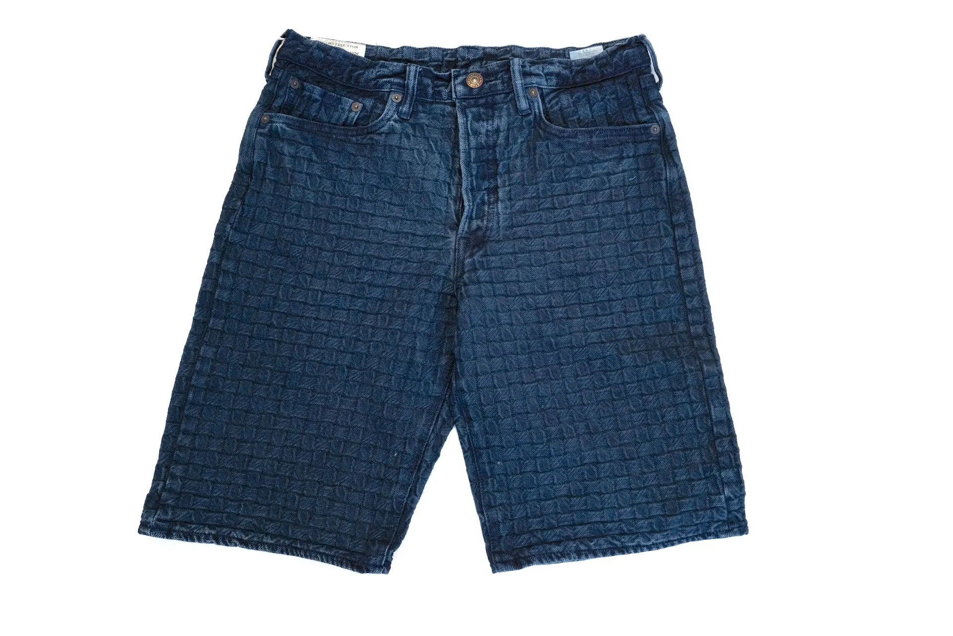 Studio D'Artisan 13oz Natural Indigo Dyed "Ajiro Denim" Shorts