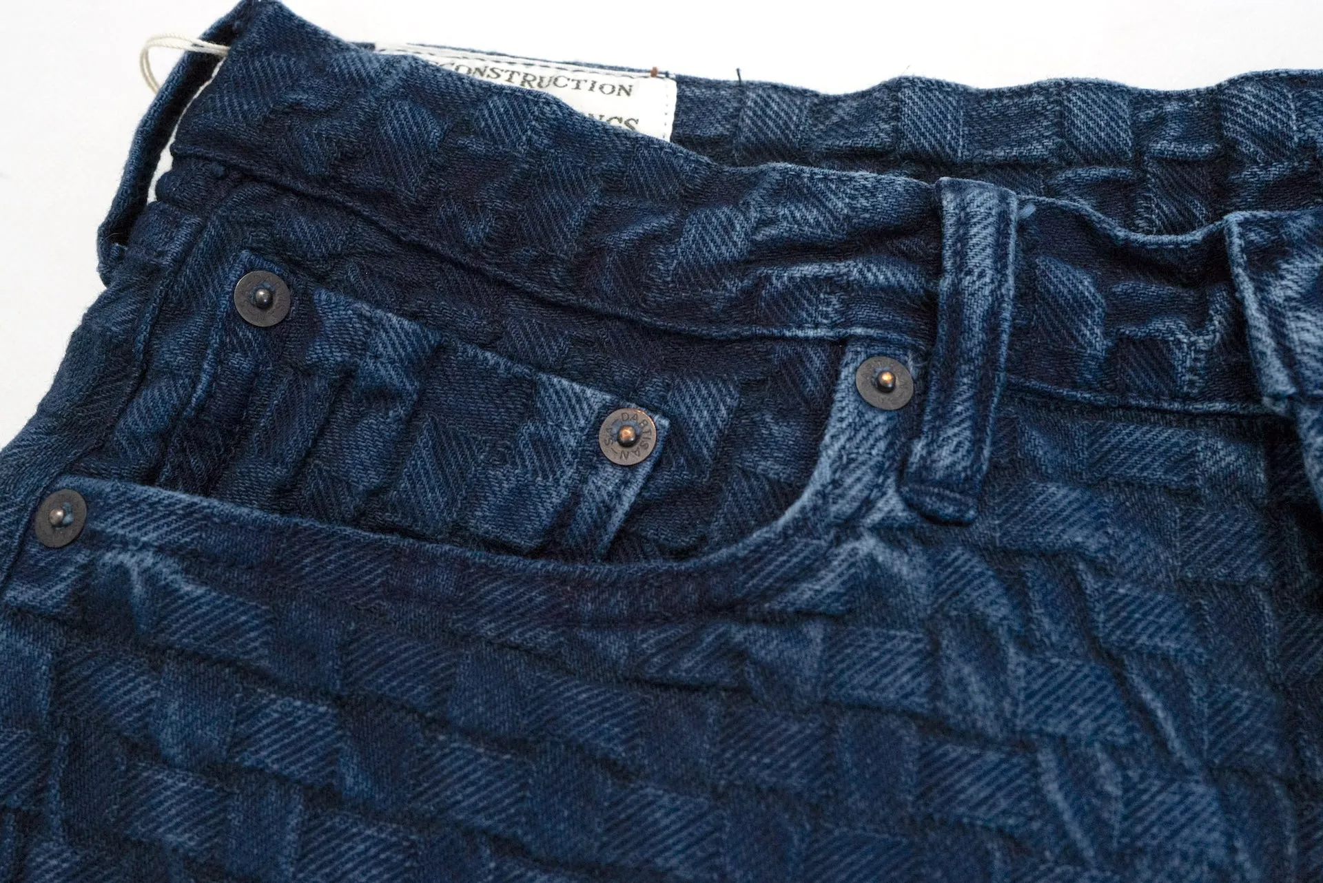 Studio D'Artisan 13oz Natural Indigo Dyed "Ajiro Denim" Shorts