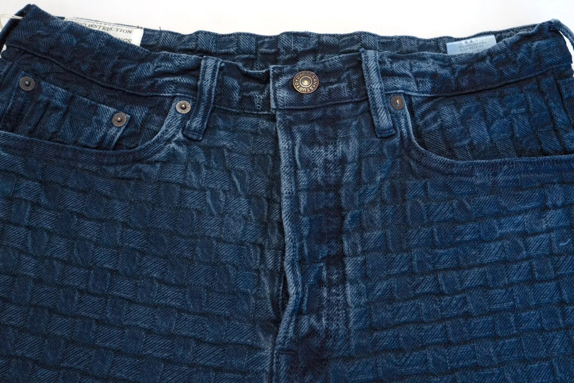 Studio D'Artisan 13oz Natural Indigo Dyed "Ajiro Denim" Shorts