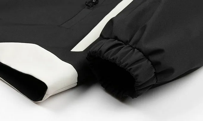 Stylish Stain-resistant Hooded Rain Coat for Casual Outings