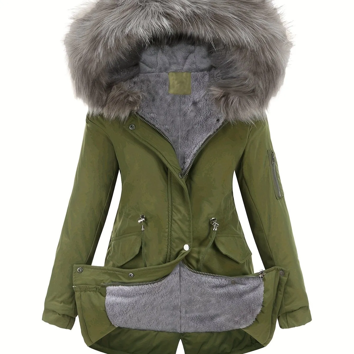 stylish winter jacket women's- free shipping- Women Winter Jacket With Hood