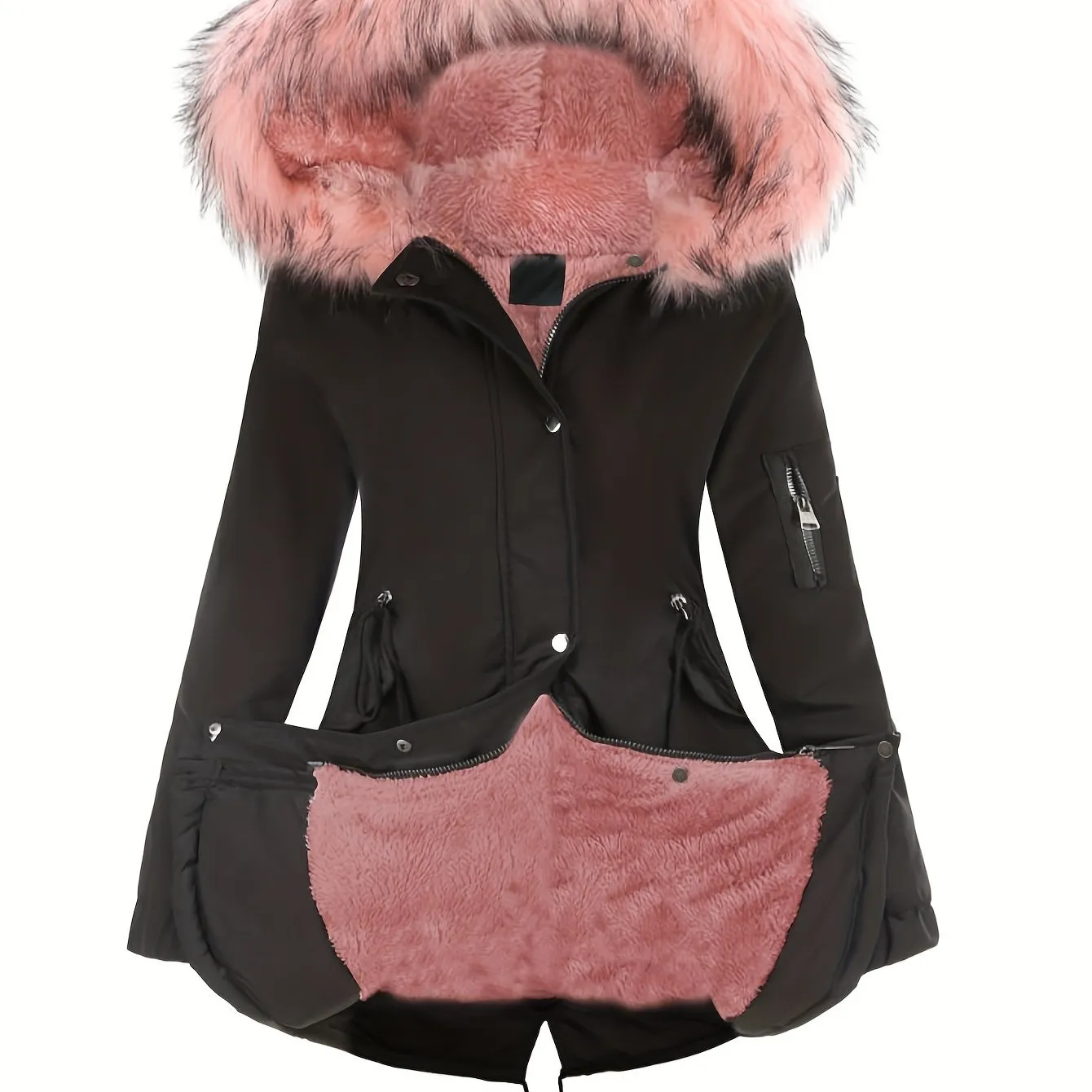 stylish winter jacket women's- free shipping- Women Winter Jacket With Hood