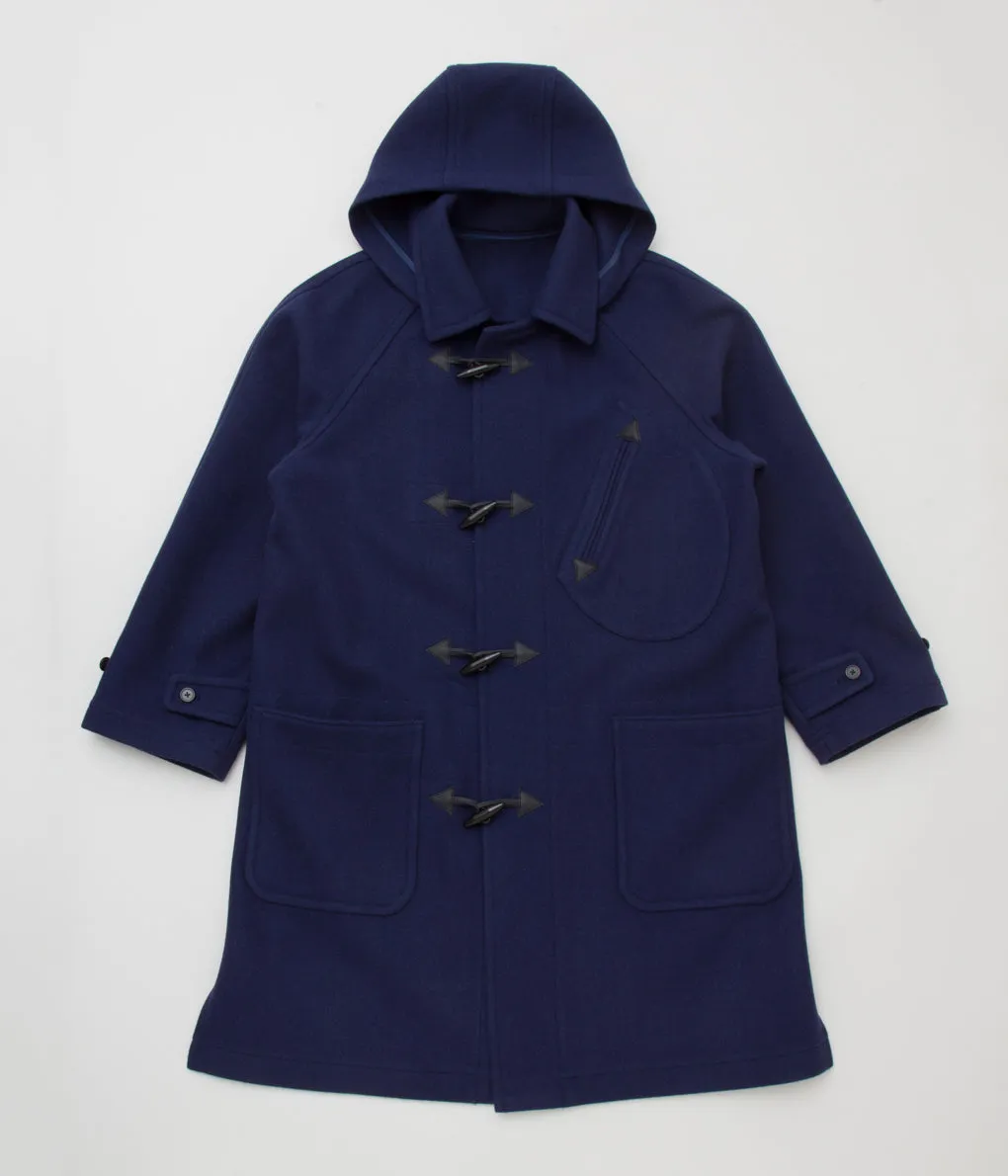 SUN/KAKKE "GRANGE -Joshua Ellis Duffle Coat-"(BLUE)