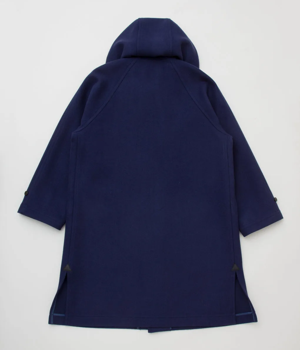 SUN/KAKKE "GRANGE -Joshua Ellis Duffle Coat-"(BLUE)