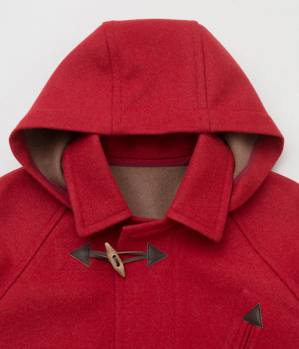 SUN/KAKKE "GRANGE -Joshua Ellis Duffle Coat-"(RED)