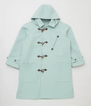 SUN/KAKKE "GRANGE -Joshua Ellis Duffle Coat-"(TURQUOISE)