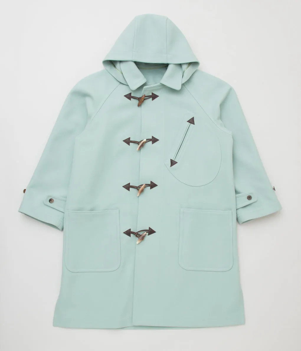 SUN/KAKKE "GRANGE -Joshua Ellis Duffle Coat-"(TURQUOISE)