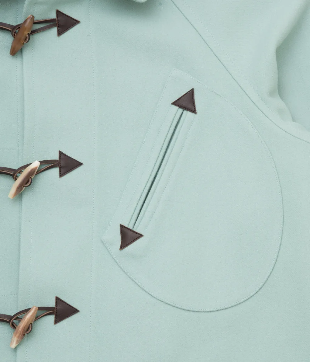 SUN/KAKKE "GRANGE -Joshua Ellis Duffle Coat-"(TURQUOISE)