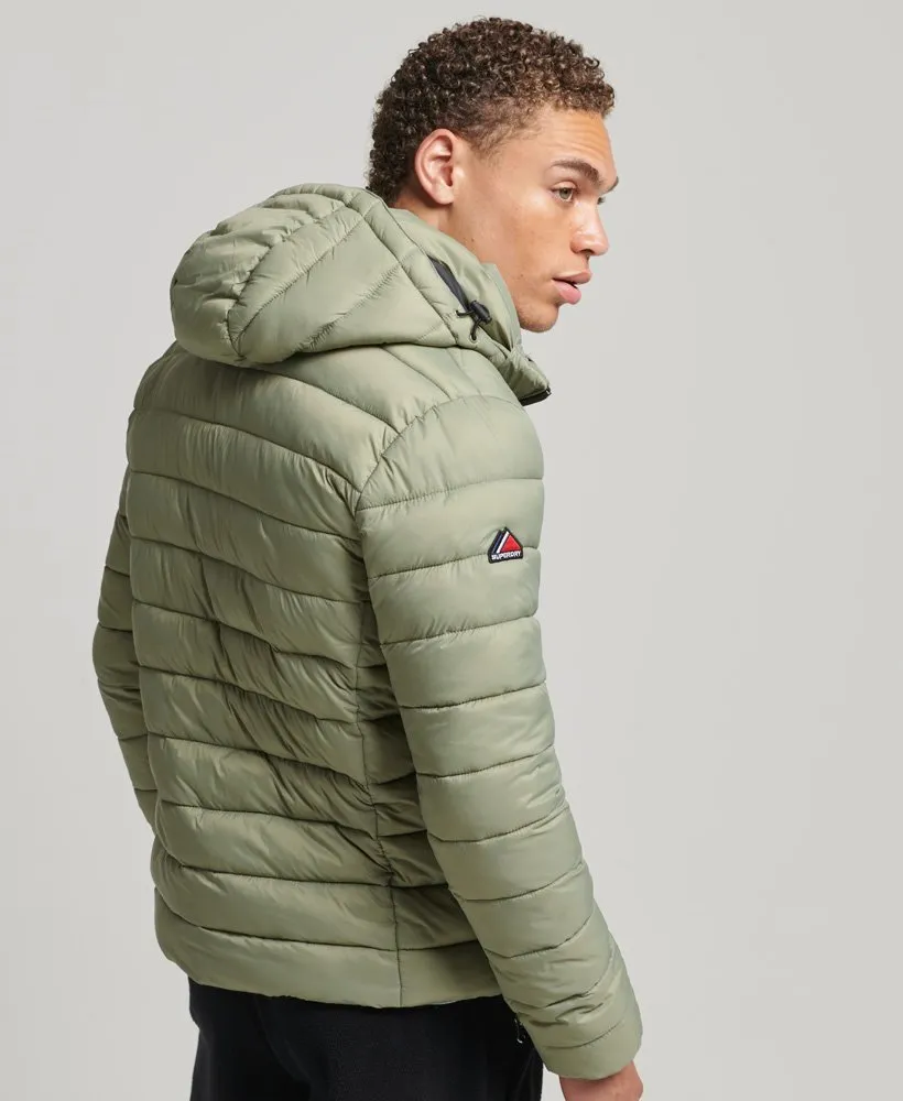 Superdry FujiI Classic Hooded Puffer Jacket Light Khaki