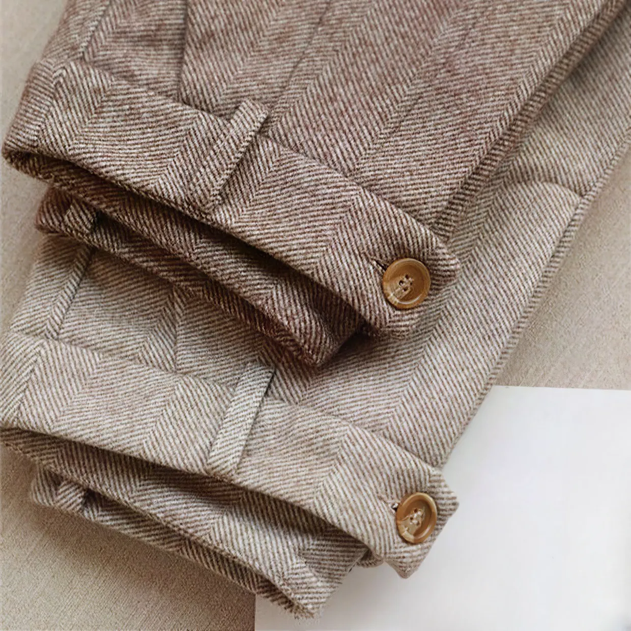 Tailored High-Waisted Wool Harem Trousers for Men
