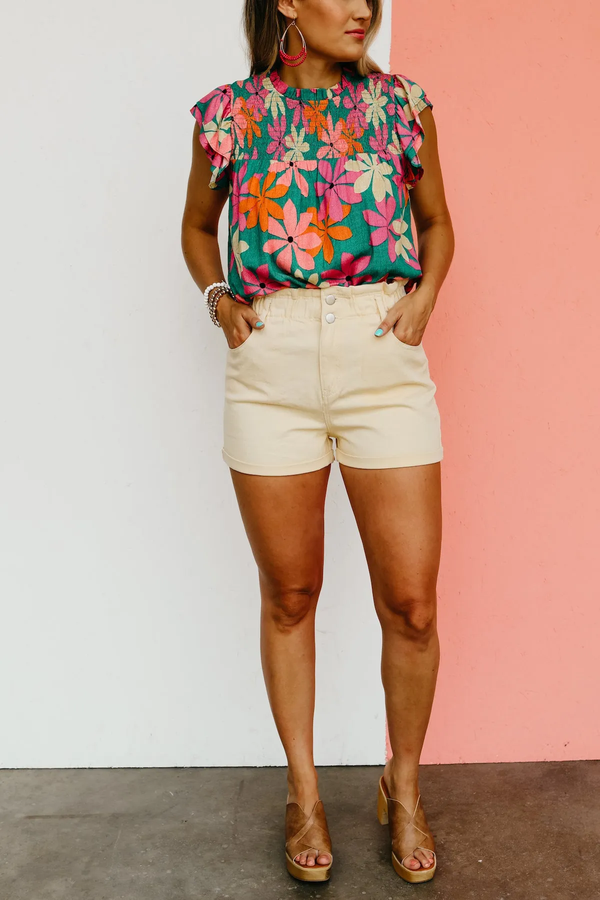 The Franco Elastic Waist Shorts - FINAL SALE