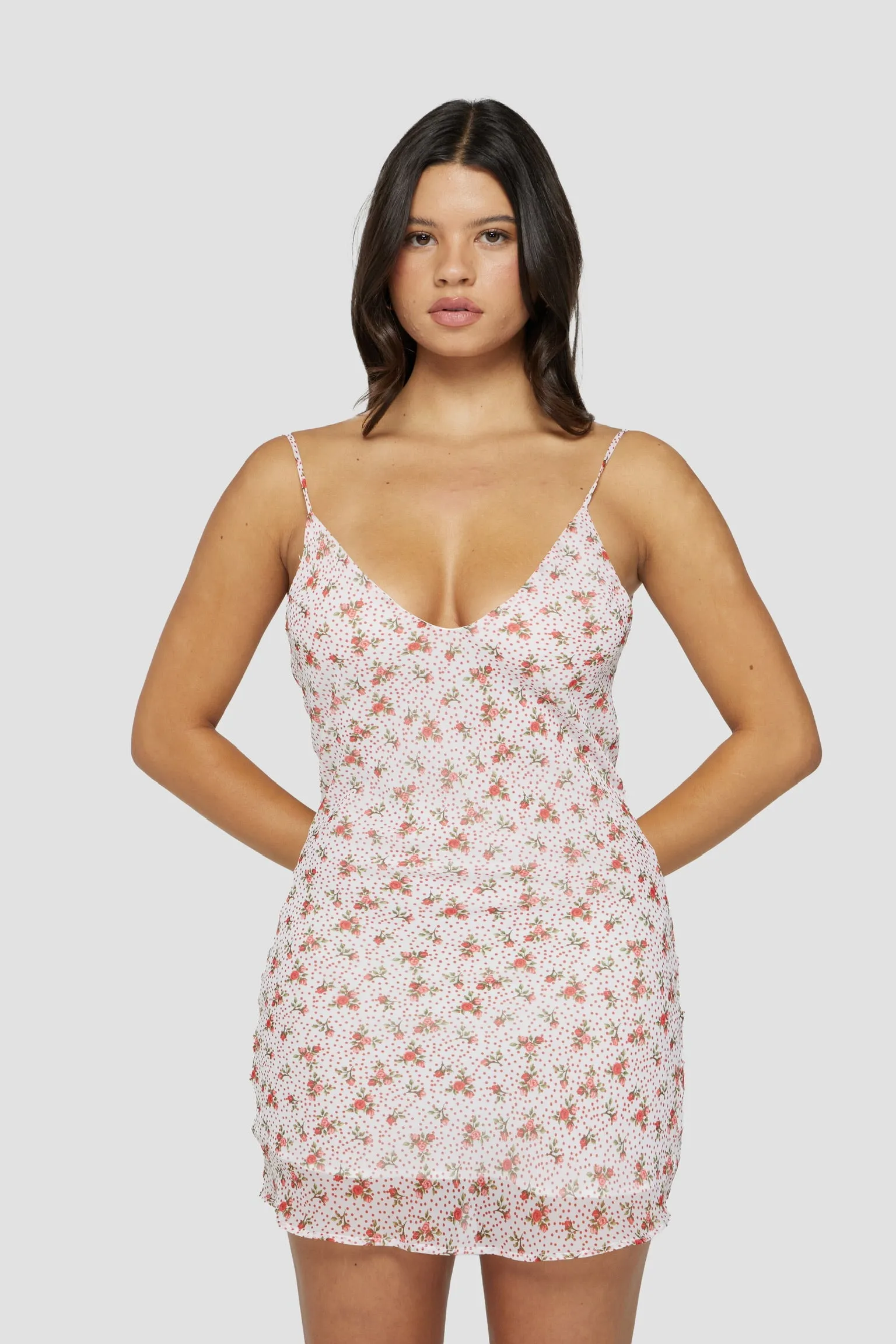 The Jordan Slip in Floral