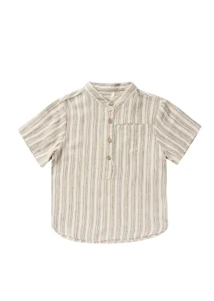 The Mason Short Sleeve Shirt by Rylee   Cru - Nautical Stripe - BABY