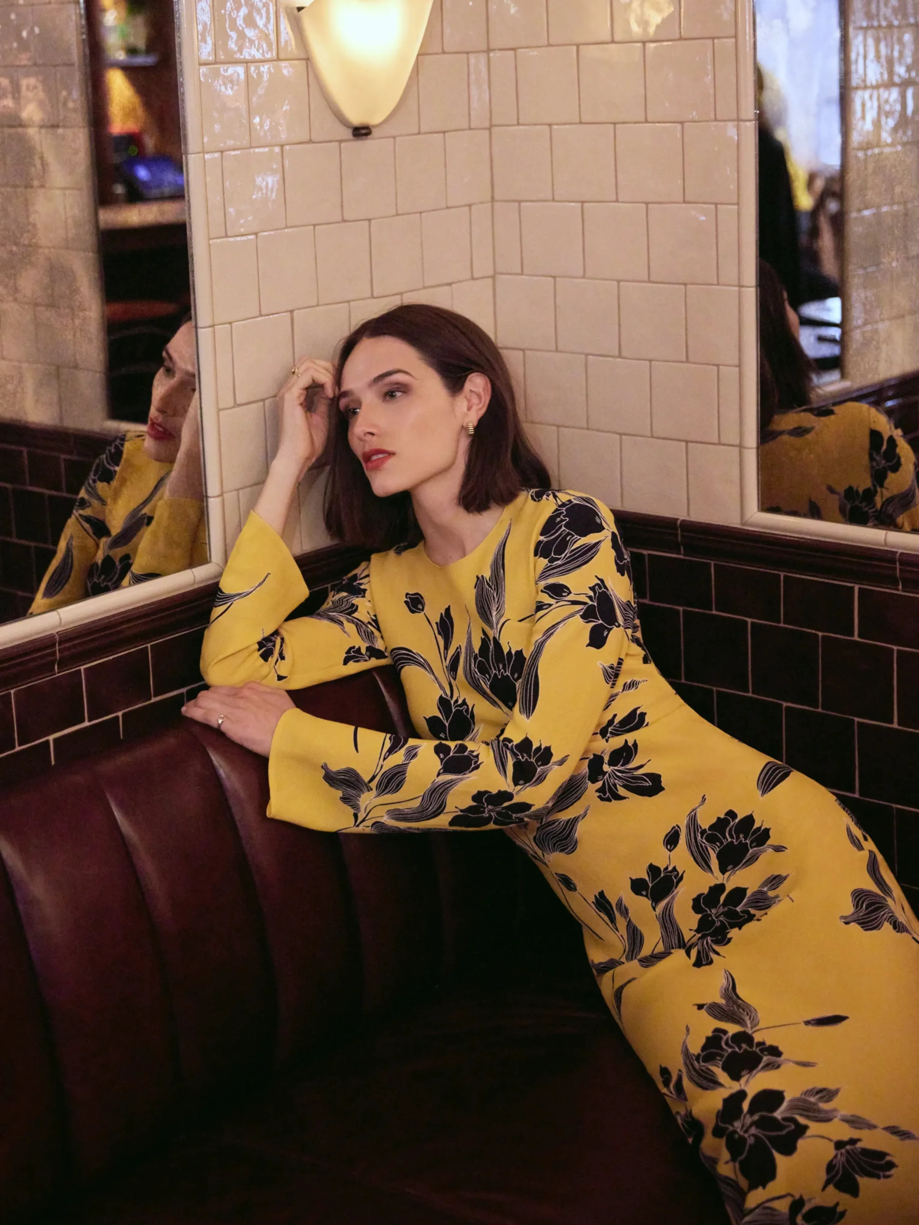 The Truly Madly Dress in Yellow Floral