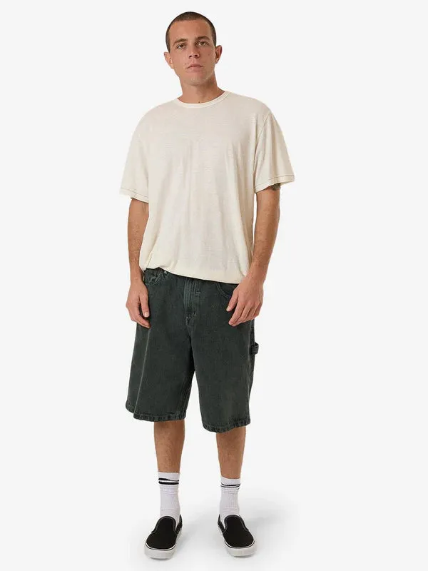 Thrills Big Slacker Denim Short - Dark Forest