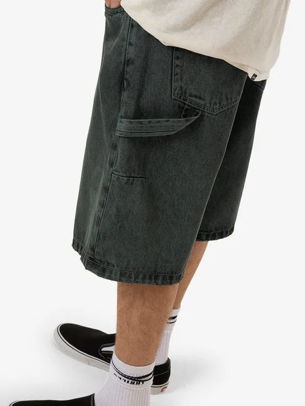 Thrills Big Slacker Denim Short - Dark Forest