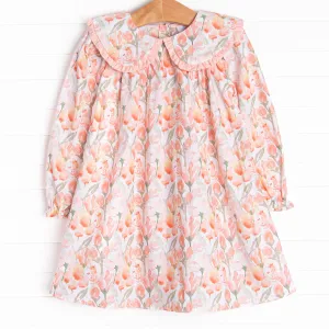 Top Notch Tulips Dress, Orange