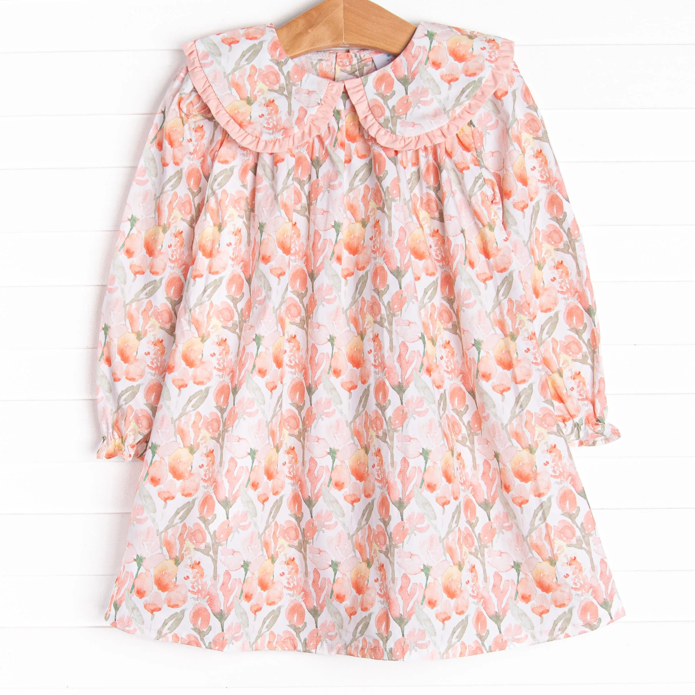 Top Notch Tulips Dress, Orange