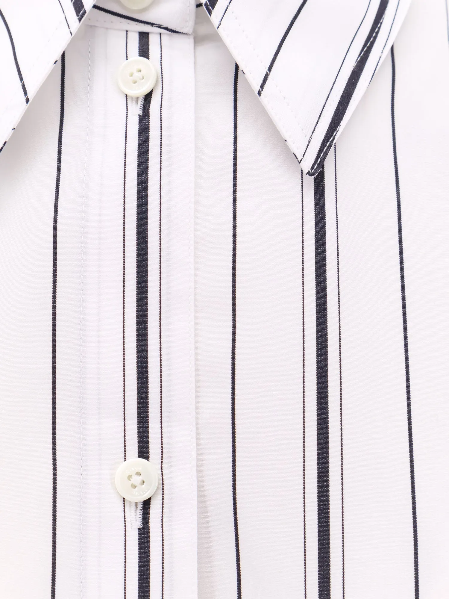 Toteme Organic Cotton Shirt With Striped Motif