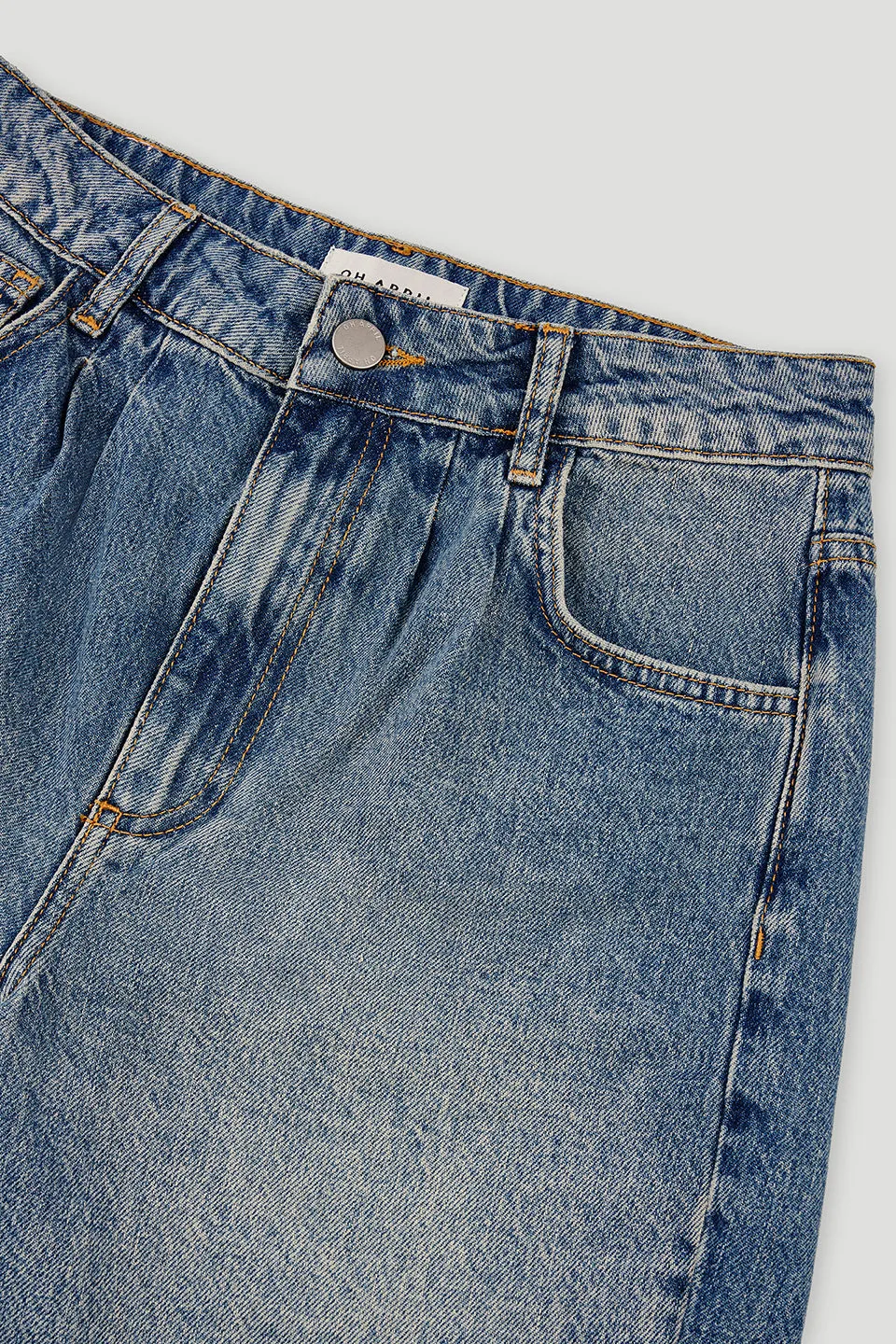 Toum Denim Shorts Mid Blue