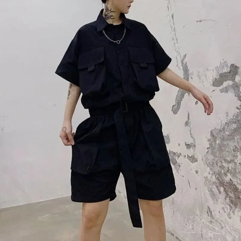TrendGear Herren Lässige Cargo-Overalls