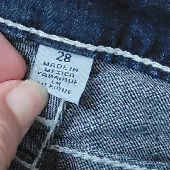 True Religion Mid Length Cut Off Shorts-Flap Pockets-Lone Grove- NWT RR $139