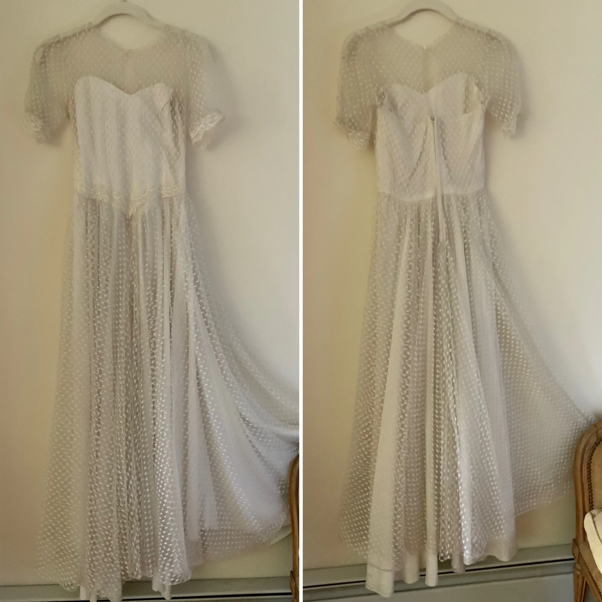 Tulle Polka Dots Dress - 50s
