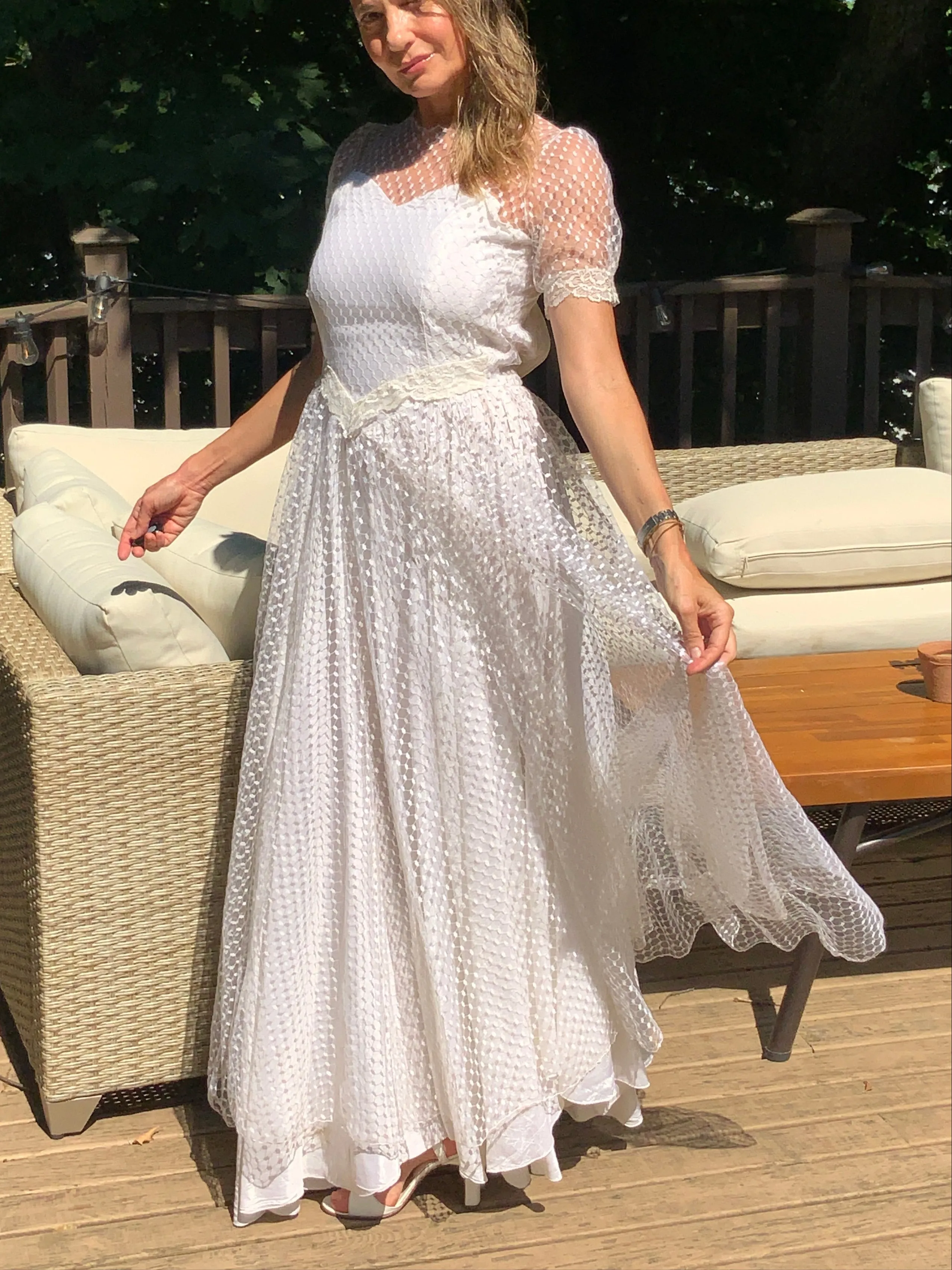 Tulle Polka Dots Dress - 50s