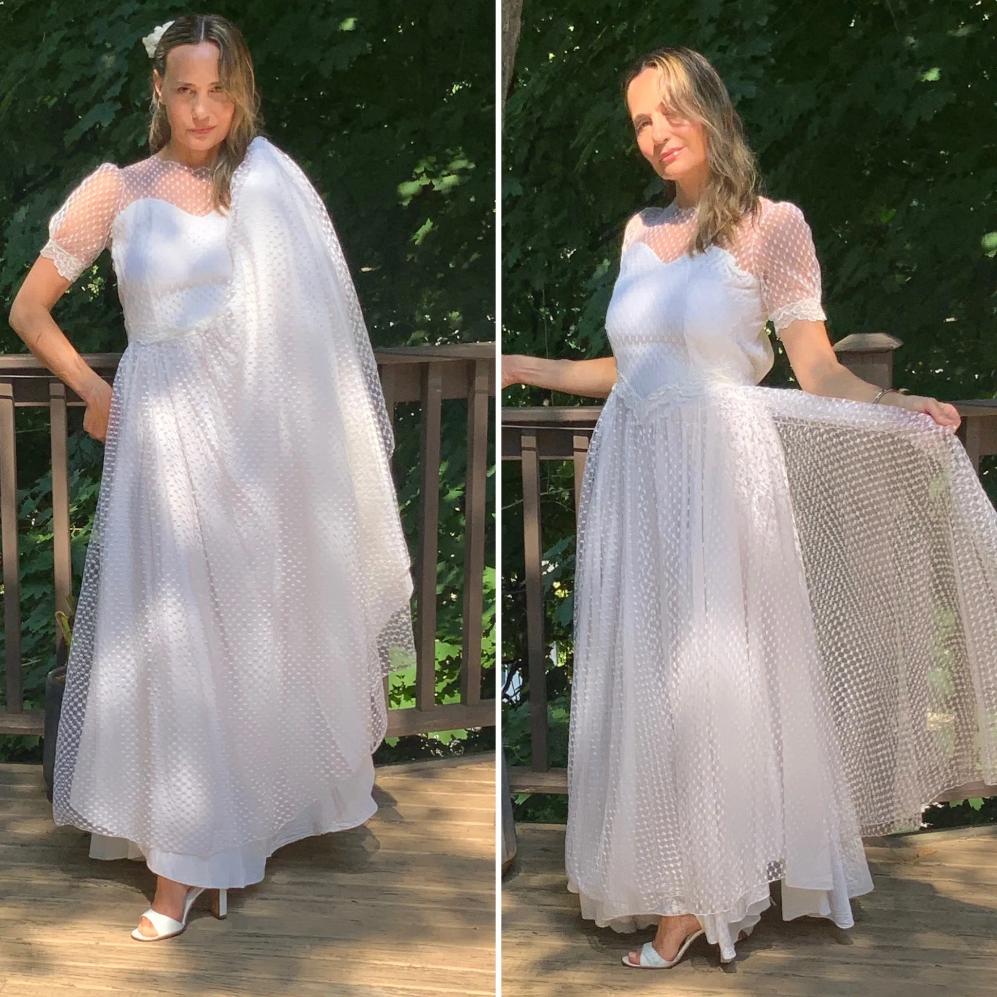 Tulle Polka Dots Dress - 50s