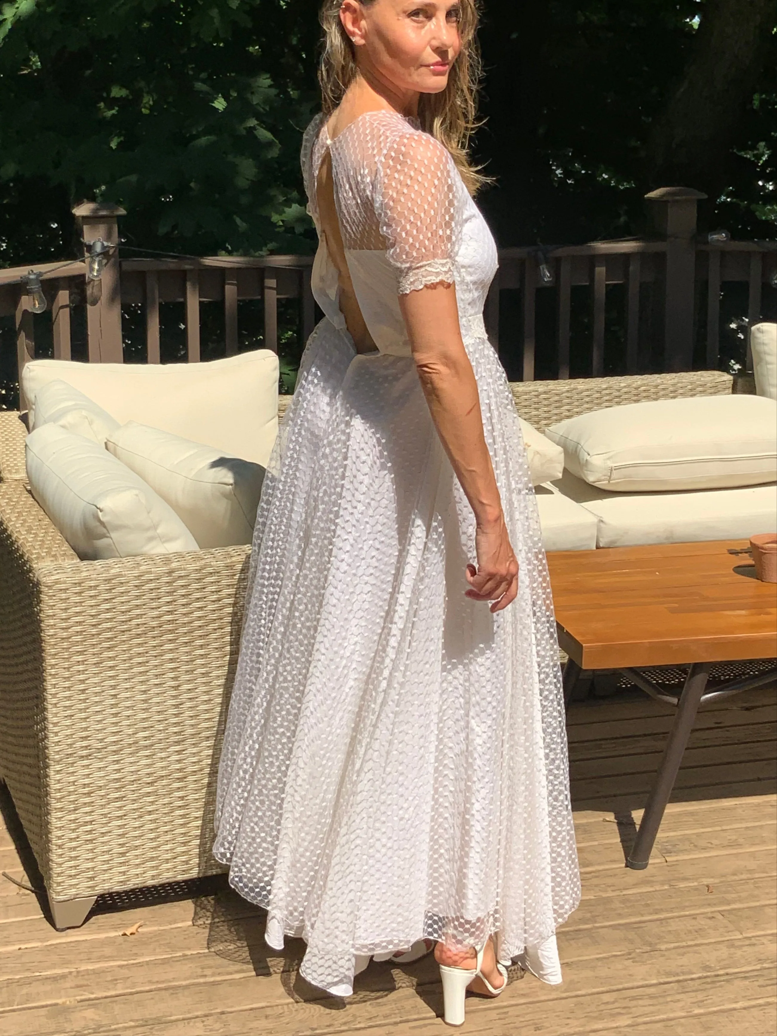 Tulle Polka Dots Dress - 50s