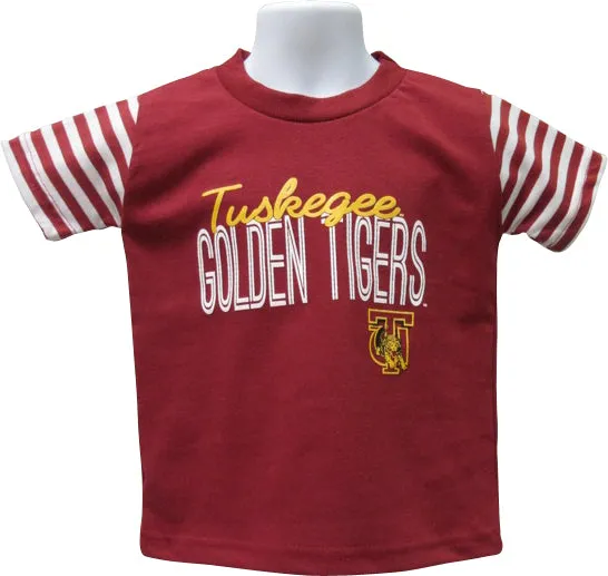 Tuskegee Stripe Sleeve Tee