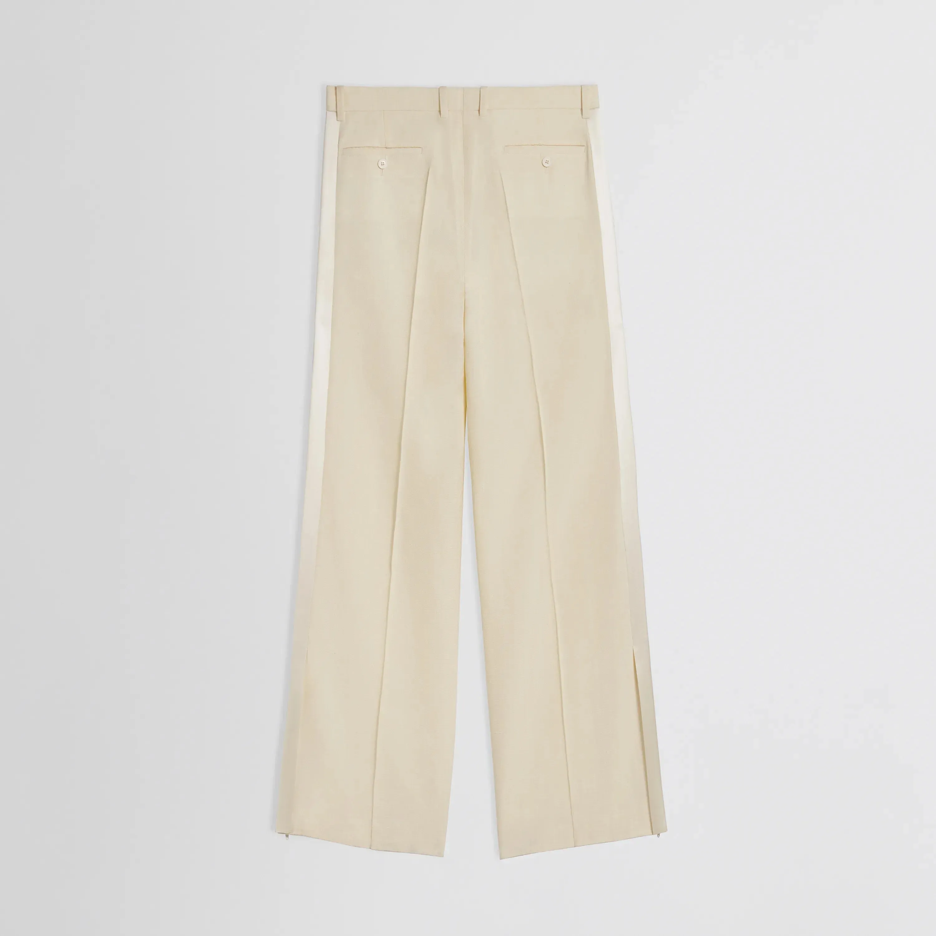 TUX TROUSERS | cream viscose