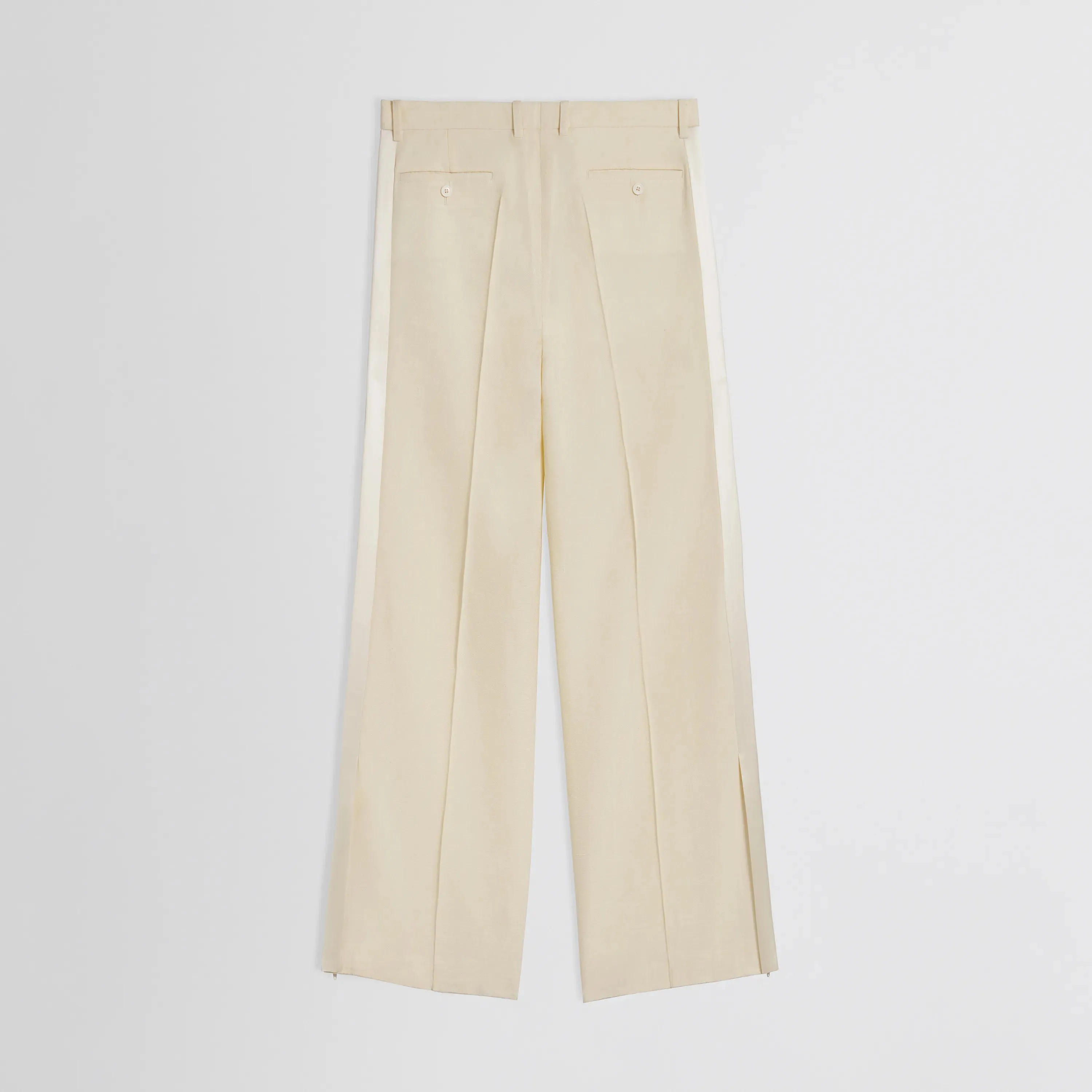 TUX TROUSERS | cream viscose