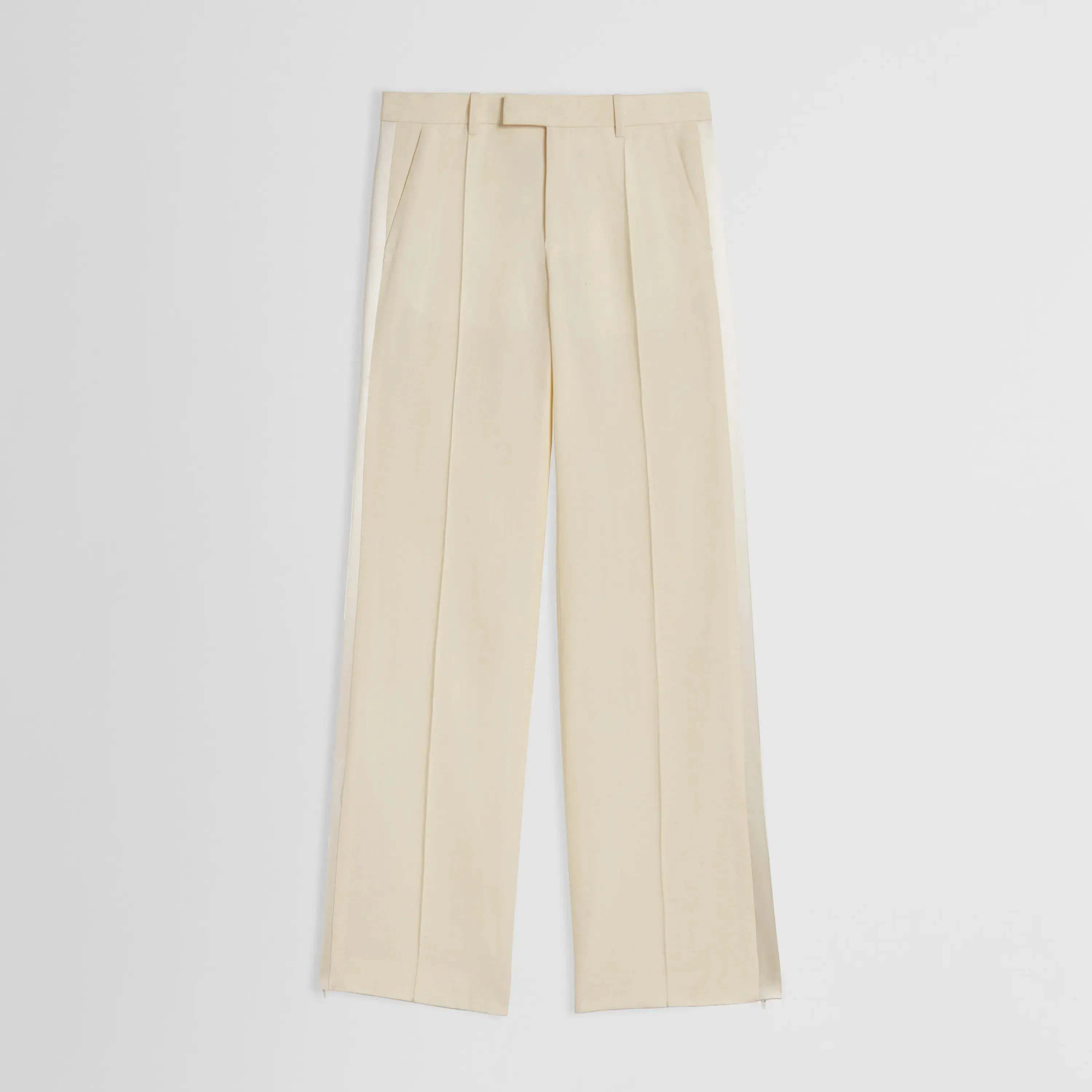 TUX TROUSERS | cream viscose