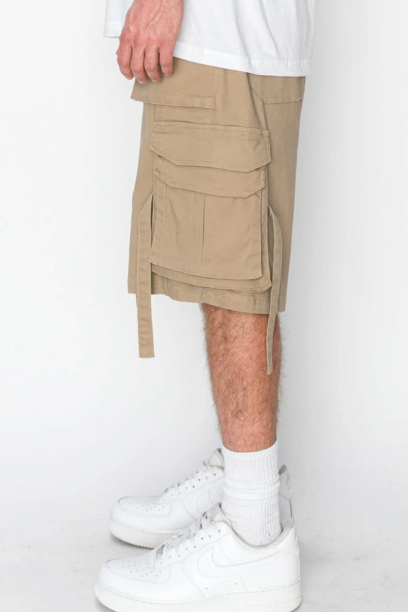 Twill Uility Jogger Shorts